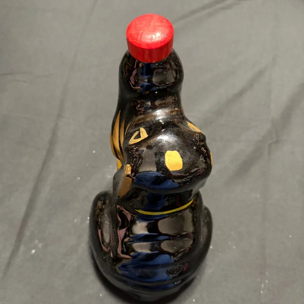 Vintage 1958 Booze Hound Ceramic Liquor Decanter L & L Party Favors Original